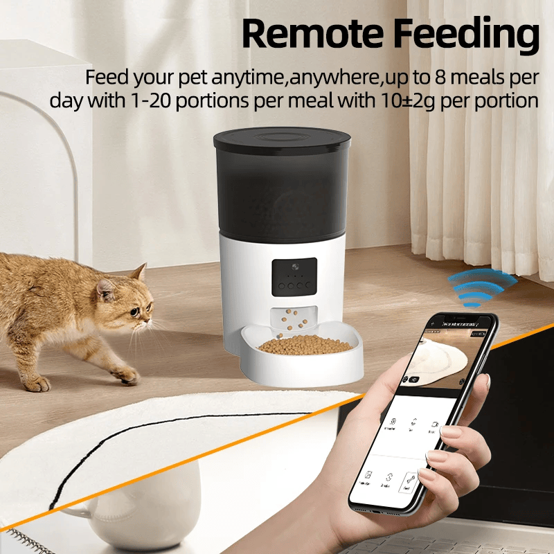 3L Automatic Pet Feeder with Camera